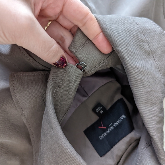 BANANA REPUBLIC - Soft Trench Coat - Picture 8 of 14